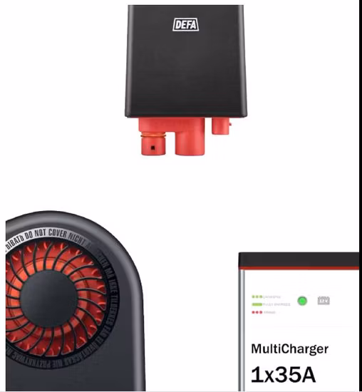 New Energy Defa Universal Emergency Fast Charger Warmup Heater 12A 20A 35A Wireless Lead Acid Electric Vehicle EV Charger Battery for Car Multicharger System